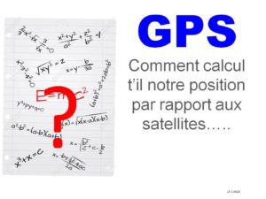 Méthode de calcul de la position par un GPS